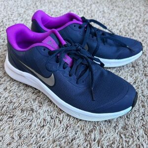 Nike Star Runner 3 GS sneakers Midnight Navy/Vivid Purple youth 4